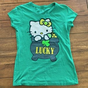 Girls hello kitty top size XL